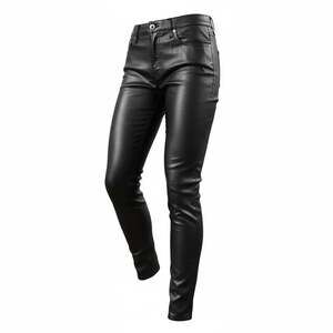GAP Vintage Slim High Rise Faux Leather Pants Black Size 27/4L